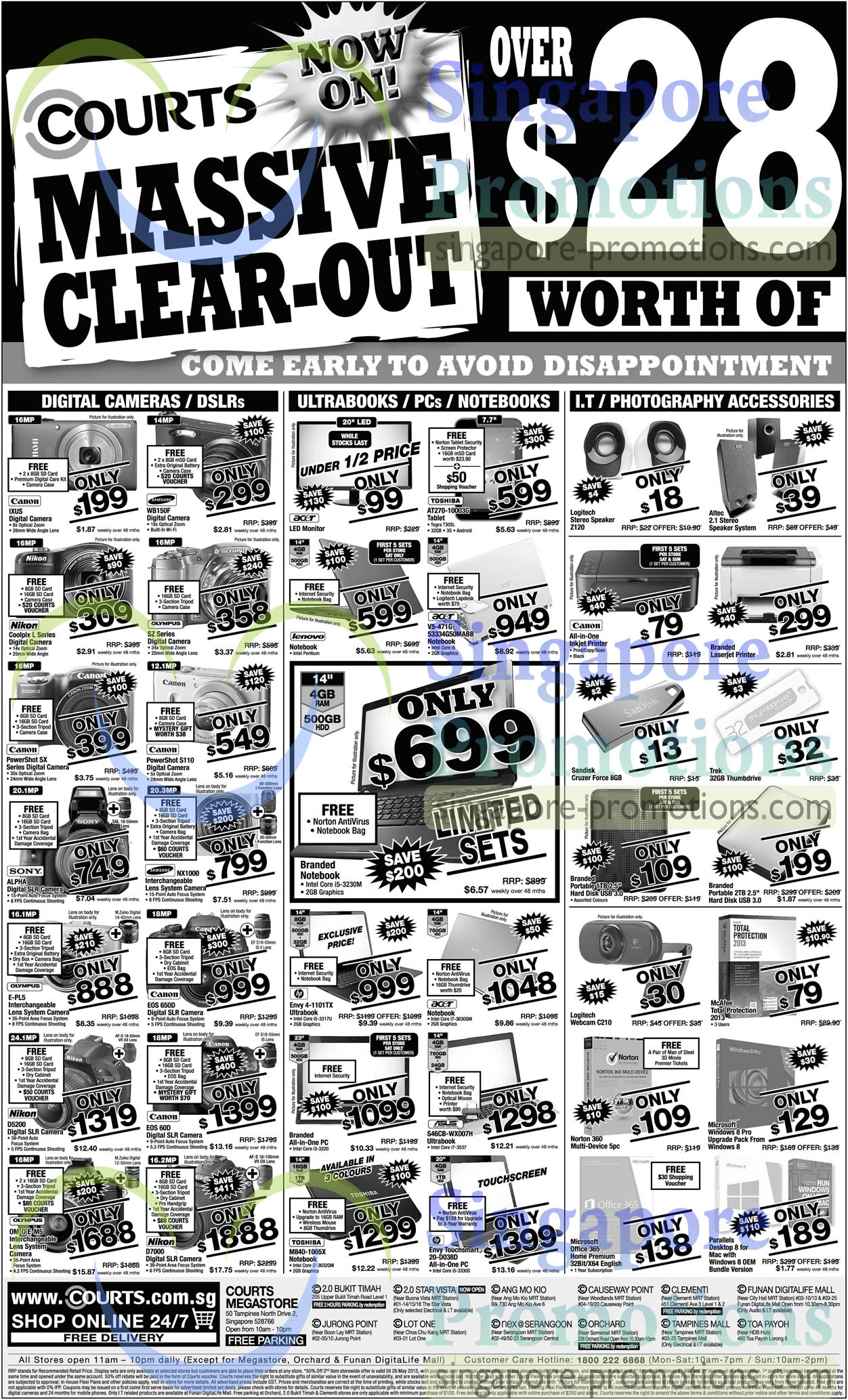 Featured image for Courts Massive Clear-Out Weekend Offers 11 - 12 May 2013