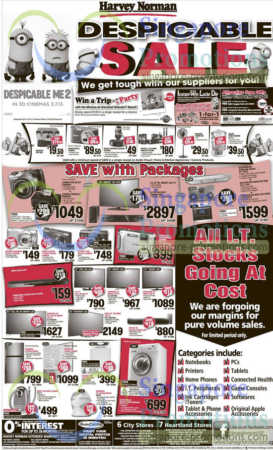 Digital Cameras, TVs, Fridges, Washer, Cleaner, Ice Cream Maker, Canon, LG, Philips, Nikon, Samsung, Electrolux, Miele, Panasonic