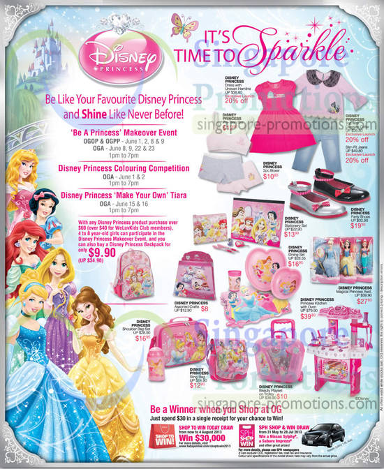 Disney Stationary Sets, Dresses, Bags, Play Sets