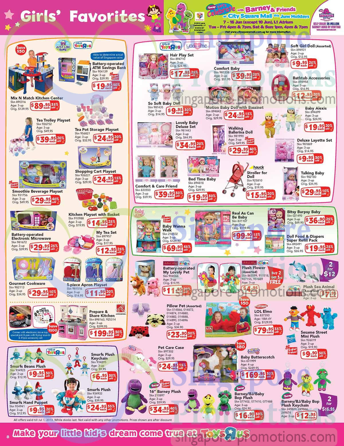 barney toys r us