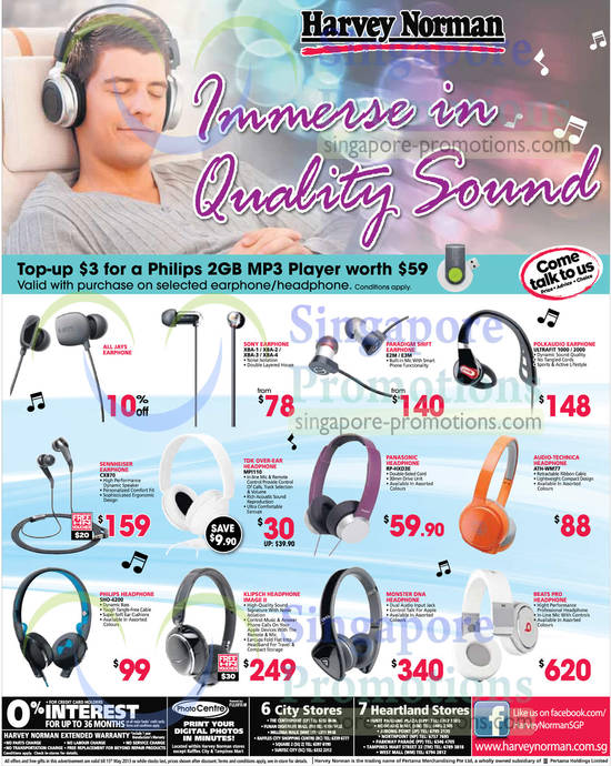 Harvey Norman Headphones 9 May 2013