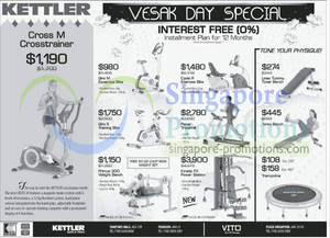 Featured image for Kettler Exercise Machines & Gym Equipment Offers 23 May 2013
