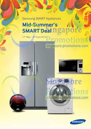Featured image for Samsung Washers, Fridges & Home Appliances Promotion Offers 11 May – 14 Jun 2013
