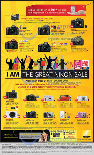 Featured image for (EXPIRED) Nikon Digital Cameras Great Sale Offers 24 May – 30 Jun 2013