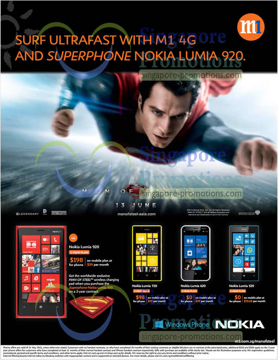 Nokia Lumia 920, 720, 620, 520