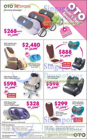 Featured image for OTO Massagers Mother’s Day Promotion Offers 8 May 2013