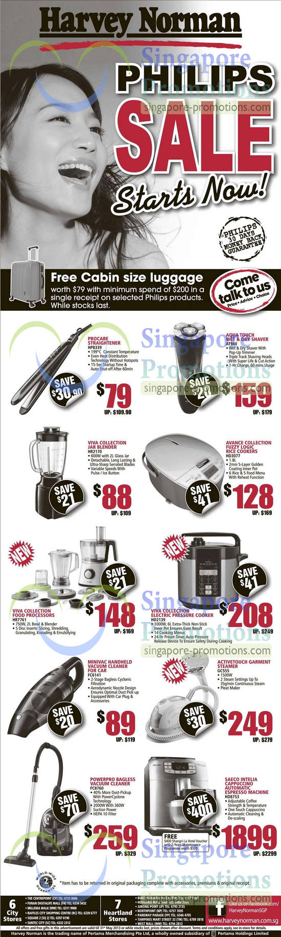 Philips Straightener, Shaver, Blender, Rice Cooker, Pressure Cooker, Vacuum Cleaner, Garment Steamer, Coffee Machine