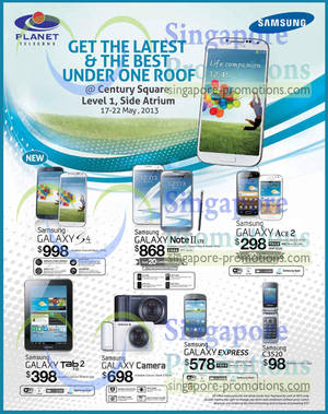 Featured image for (EXPIRED) Planet Telecoms No Contract Samsung Smartphone Offers 17 – 22 May 2013