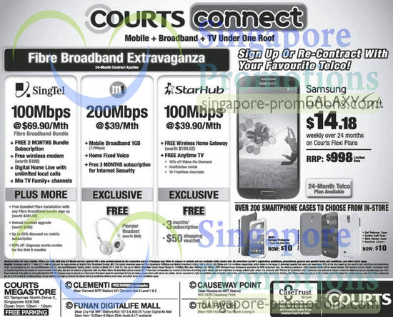 Singtel, Starhub, M1 Fibre Broadband Extravaganza