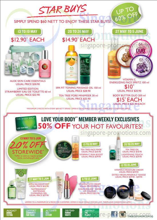 Star Buys Up To 60 Percent Off, Member Weekly Exclusives 20 Percent Off Storewide