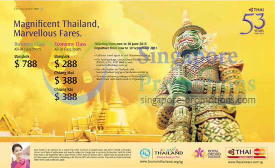 Thai Airways 16 May 2013