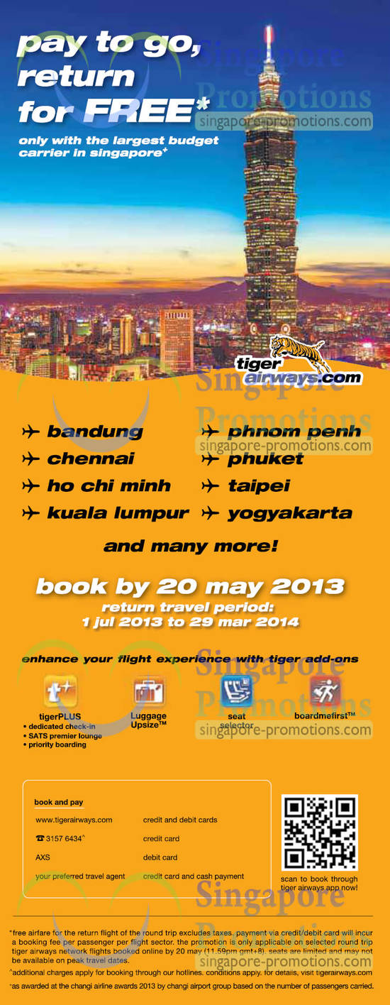 Tiger Airways 14 May 2013