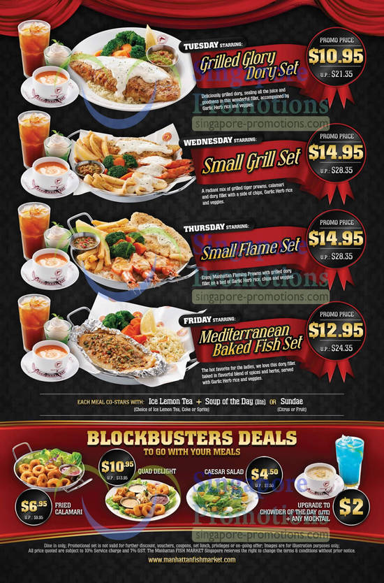 Tues, Wed, Thurs, Fri, Blockbusters Deals