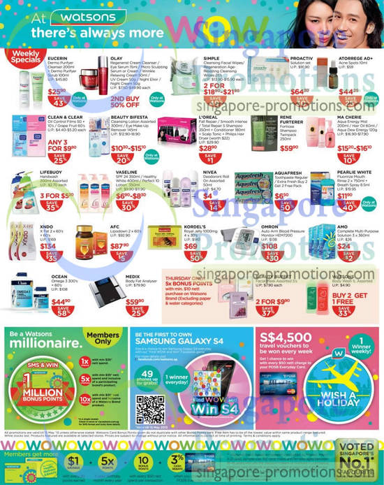 Weekly Specials, Proactiv Solution Set, Atorrege AD+ Acne Spots, Rene Furterer Forticea Shampoo, Omron HEM7200 Blood Pressure Monitor