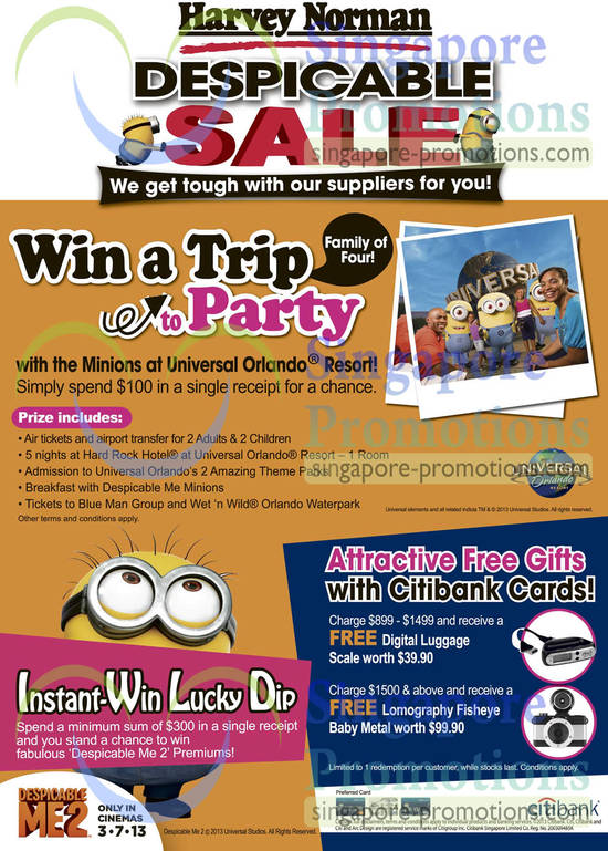 Win a trip to Party with the Minions at Universal Orlando Resort