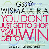 Featured image for (EXPIRED) Wisma Atria Great Singapore Sale 2013 Promotions & Offers 31 May – 28 Jul 2013