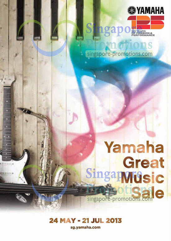 Yamaha Great Music Sale 25 May 2013