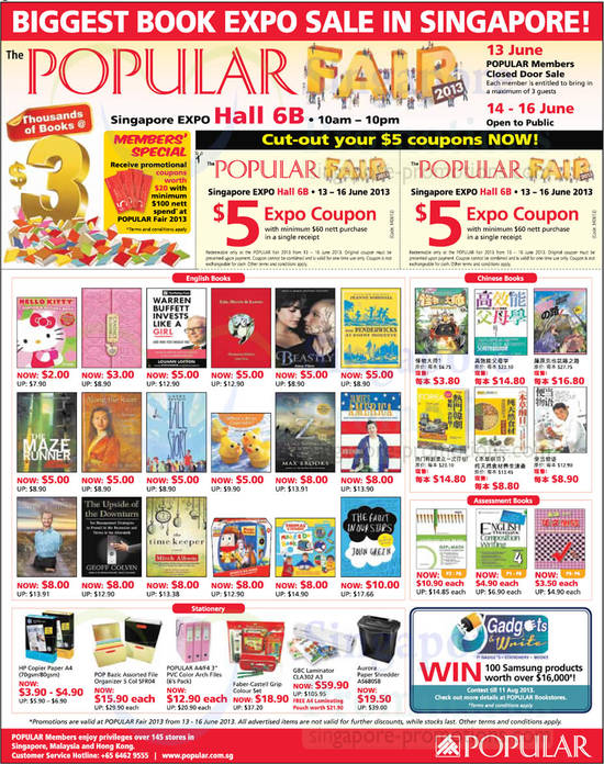 14 Jun English Books, Chinese Books, Assessment Books, Stationery