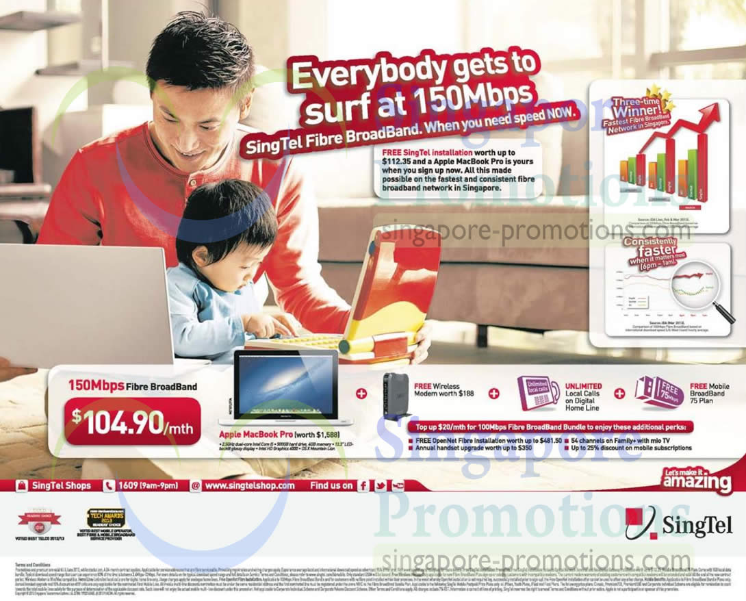 Featured image for Singtel Smartphones, Tablets, Home / Mobile Broadband & Mio TV Offers 1 - 5 Jun 2013