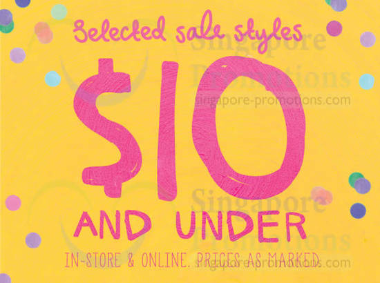 18 Jun 10 Dollar N Under For Selected Sale Styles