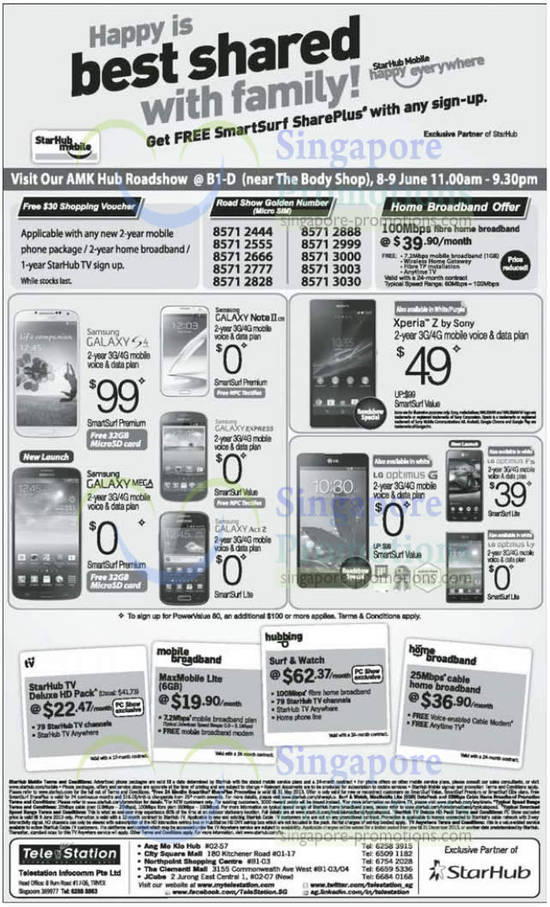 8 Jun TeleStation Samsung Galaxy S4, Note II LTE, Mega, Express, Ace 2, Sony Xperia Z, LG Optimus G, F5, L9