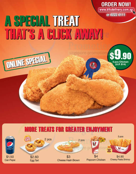 9.90 5pcs Chicken Online Special, Add-ons