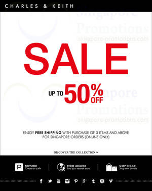 Featured image for (EXPIRED) Charles & Keith End of Season Sale Up To 50% Off 20 Jun – 21 Jul 2013