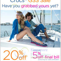 Featured image for (EXPIRED) Crocs Buy 2 & Get 20% Off Promo 6 – 30 Jun 2013