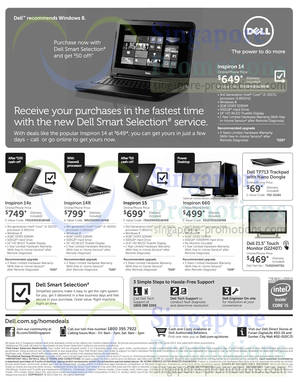 Featured image for Dell Notebooks & Desktop PC Offers 17 – 27 Jun 2013