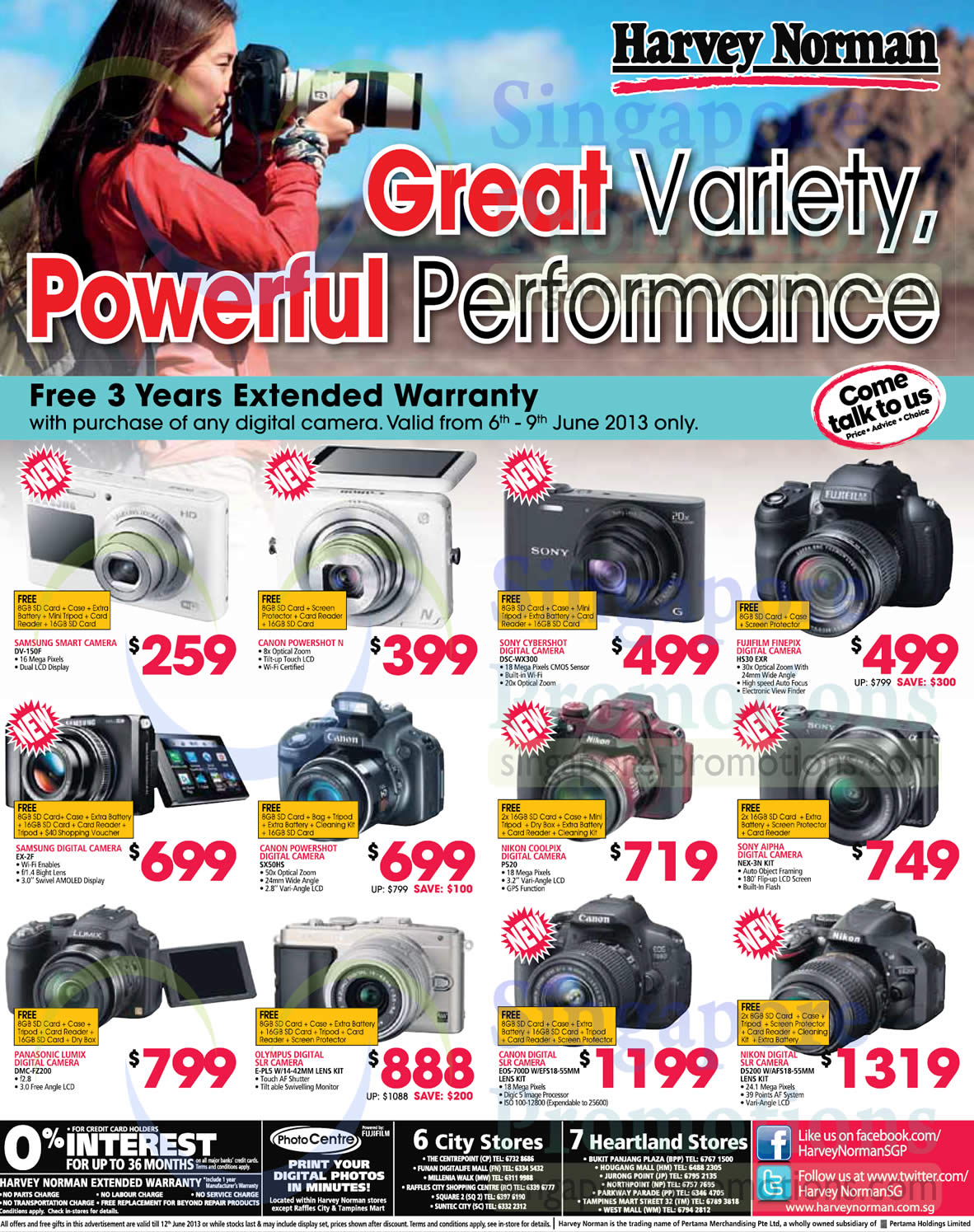 Featured image for Harvey Norman Digital Cameras & Philips Appliances Offers 6 - 12 Jun 2013