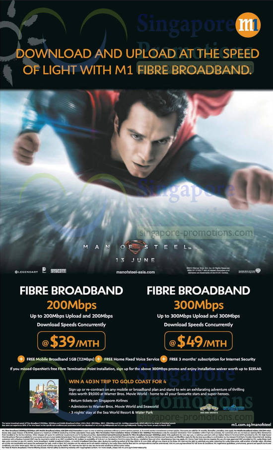 Fibre Broadband 200Mbps, 300Mbps