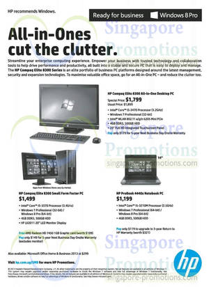 Featured image for HP Business Notebooks & Desktop PC Offers 12 Jun 2013