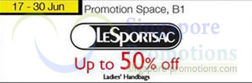 Featured image for (EXPIRED) Isetan LeSportsac Up To 50% Off @ Isetan Orchard 17 – 30 Jun 2013