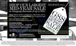 Featured image for (EXPIRED) Reebonz Branded Handbags Sale Up To 90% Off @ Clifford Centre 13 – 15 Jun 2013