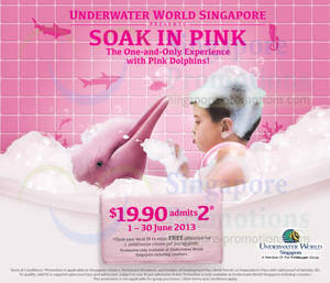 Featured image for (EXPIRED) Sentosa Underwater World $19.90 For 1 Normal & 1 Senior/Child Promo 1 – 30 Jun 2013