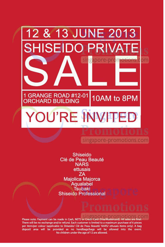 Shiseido 11 Jun 2013