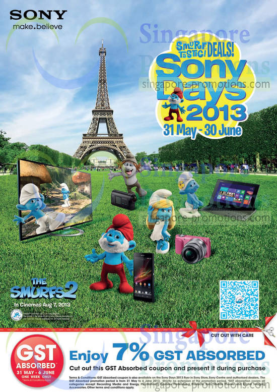 Smurftastic Deals. Sony Days 2013 from 31 May – 30 June