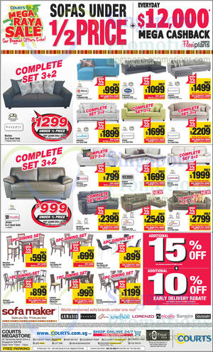 Featured image for Courts Mega Raya Sale Promotion Offers 15 – 16 Jun 2013