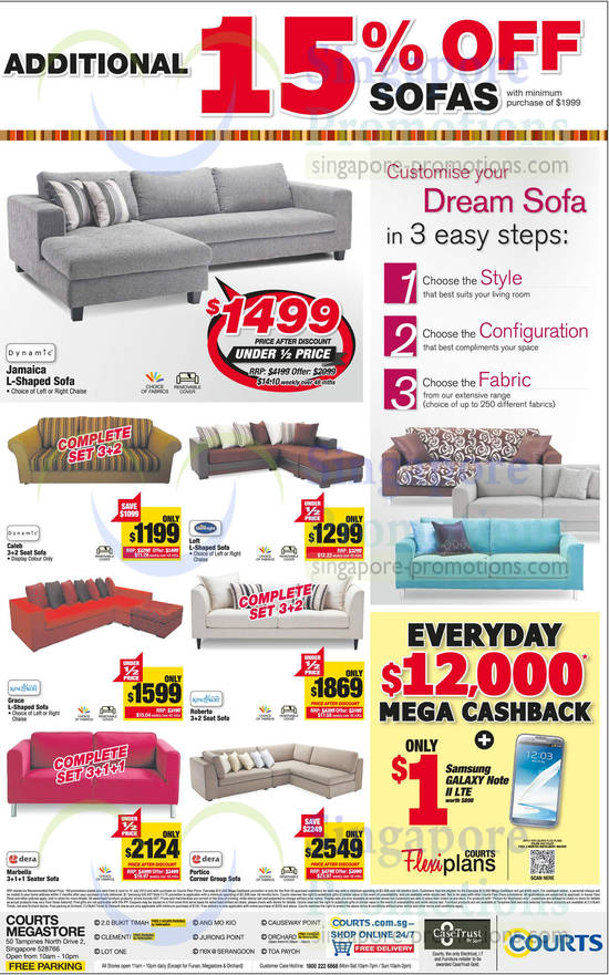 Sofas, Dynamic, Silentnight, King Koil, Dera