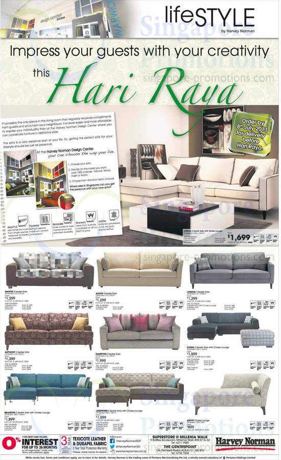 Sofas Lifestyle, Joshua, Martin, Alexis, Anthony, Hampton, Coral, Brandon, Josephine,Ascot Chaise Lounge