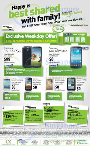 Featured image for (EXPIRED) Starhub Comms Group Mobile & Broadband Offers 12 – 14 Jun 2013