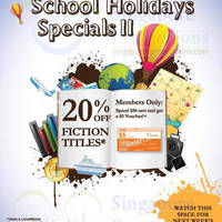 Featured image for (EXPIRED) Times Bookstores 20% Off Fiction Titles Promo 21 – 23 Jun 2013