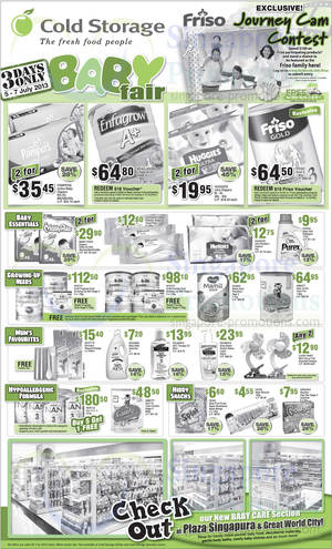 Featured image for (EXPIRED) Cold Storage Baby Fair Promotions & Offers 5 – 7 Jul 2013