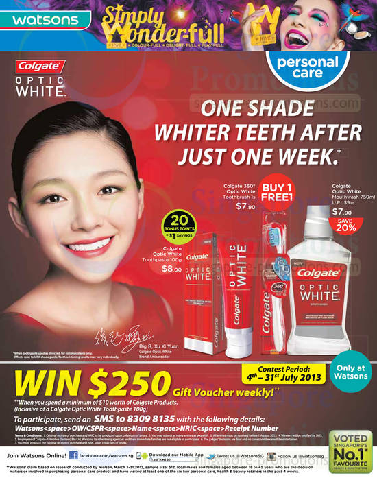 Colgate Optic White Toothpaste