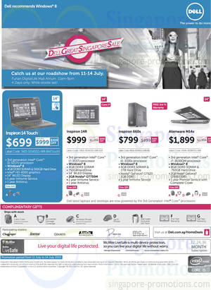 Featured image for Dell Roadshow Offers @ Funan Digitalife Mall 11 – 14 Jul 2013