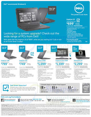 Featured image for Dell Notebooks & AIO Desktop PC Offers 29 Jul – 8 Aug 2013