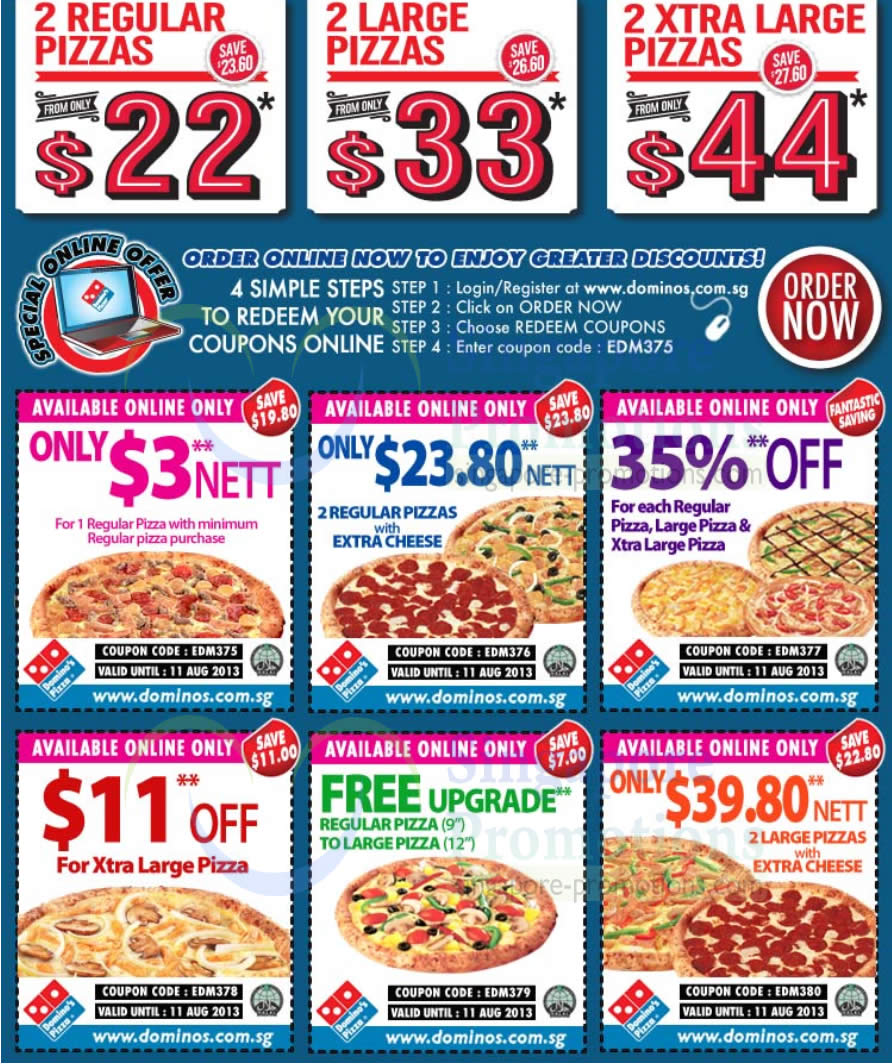 dominos pizza deals today