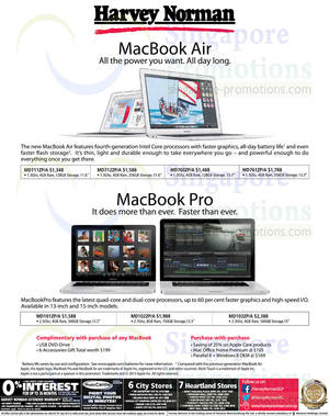 Featured image for (EXPIRED) Harvey Norman Apple MacBook Pro & Apple MacBook Air Notebook Offers 9 – 16 Jul 2013