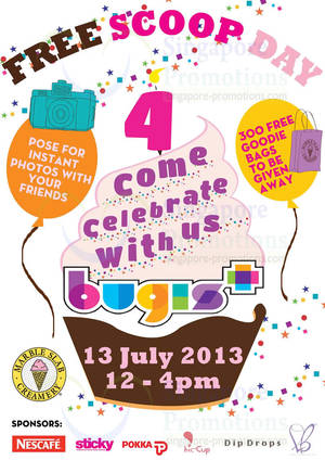 Featured image for (EXPIRED) Marble Slab Creamery FREE Scoop Day @ Bugis+ 13 Jul 2013