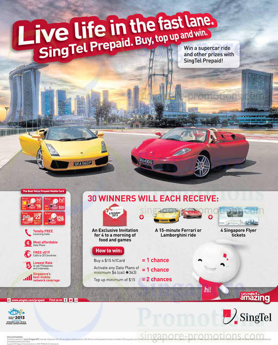 Prepaid Hi Card Top Up n Win